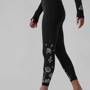 Althleta Legging Yoga Pant Tight Elation Eyelet 7/8 BRAND NEW TAG ON. High waist